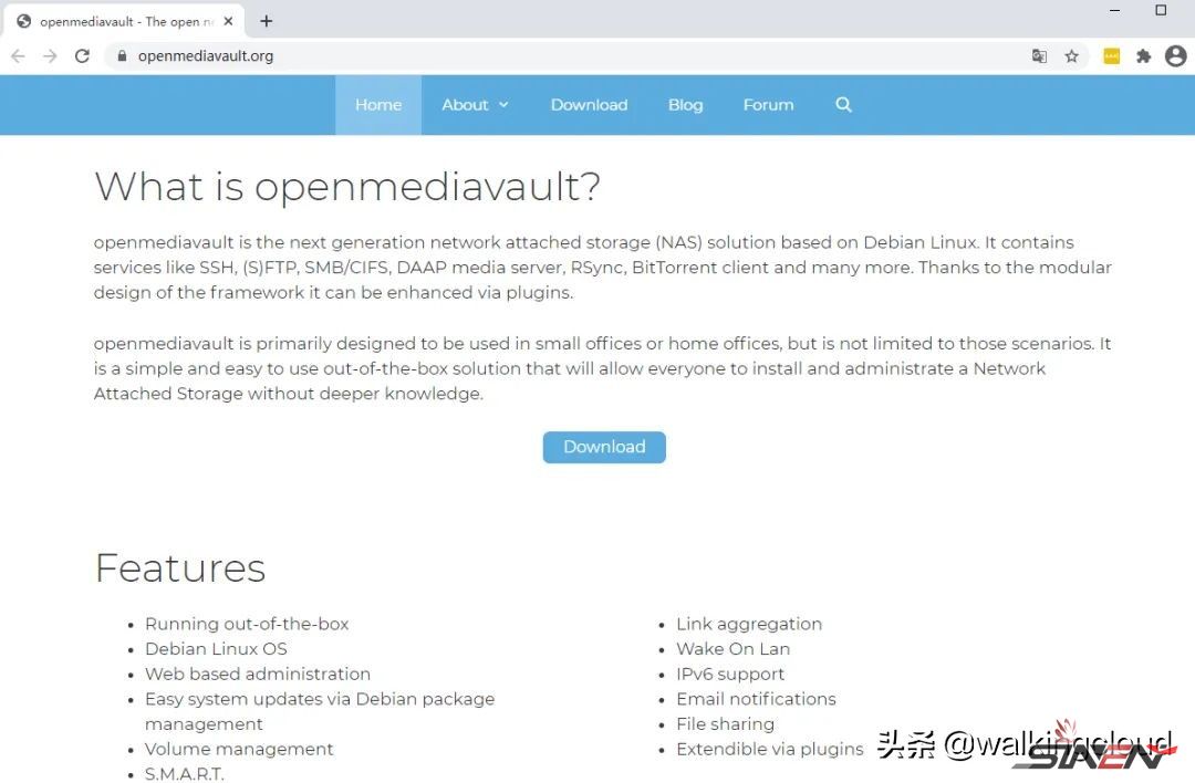 开源NAS系统OpenMediaVault安装与体验