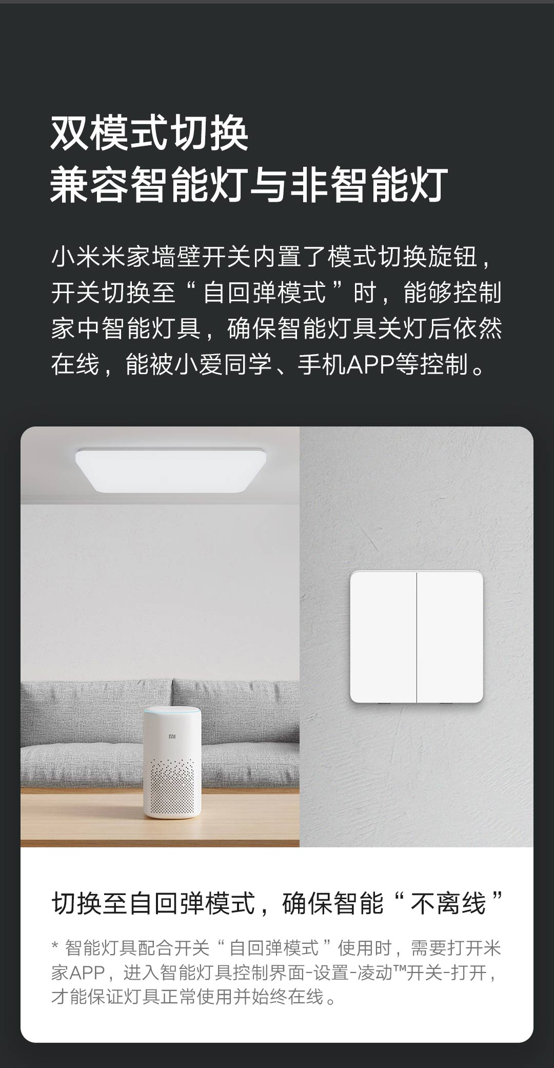 小米米家墙壁开关(图3)
