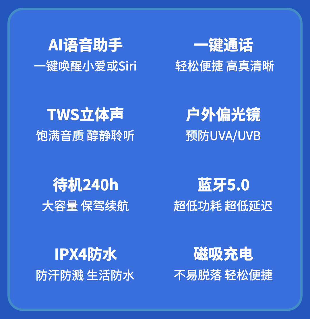 早风智能音频太阳镜(图3)
